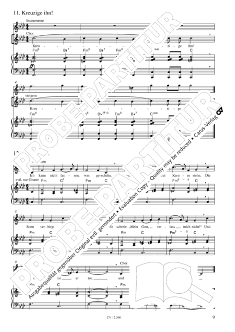 Das Tochterlein des Jairus Children's Choir scores gallery preview page 10