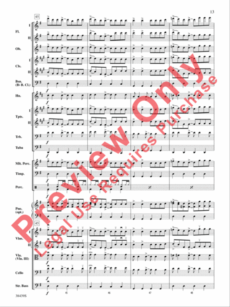 Born This Way Full Orchestra scores gallery preview page 14
