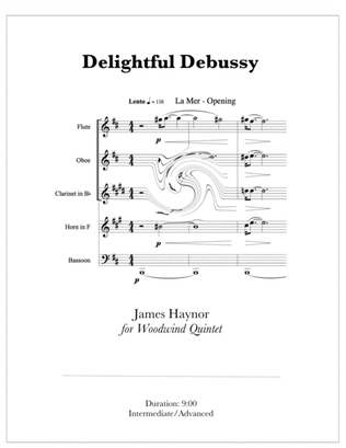 Delightful Debussy for Woodwind Quintet