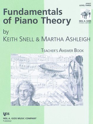 Book cover for Fundamentals Of Piano Theory, Level 3 - Answer Book