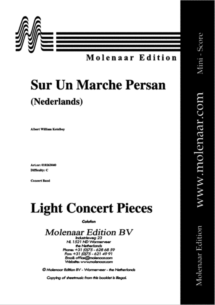 Sur un Marche Persan 4-Part scores gallery preview page 2
