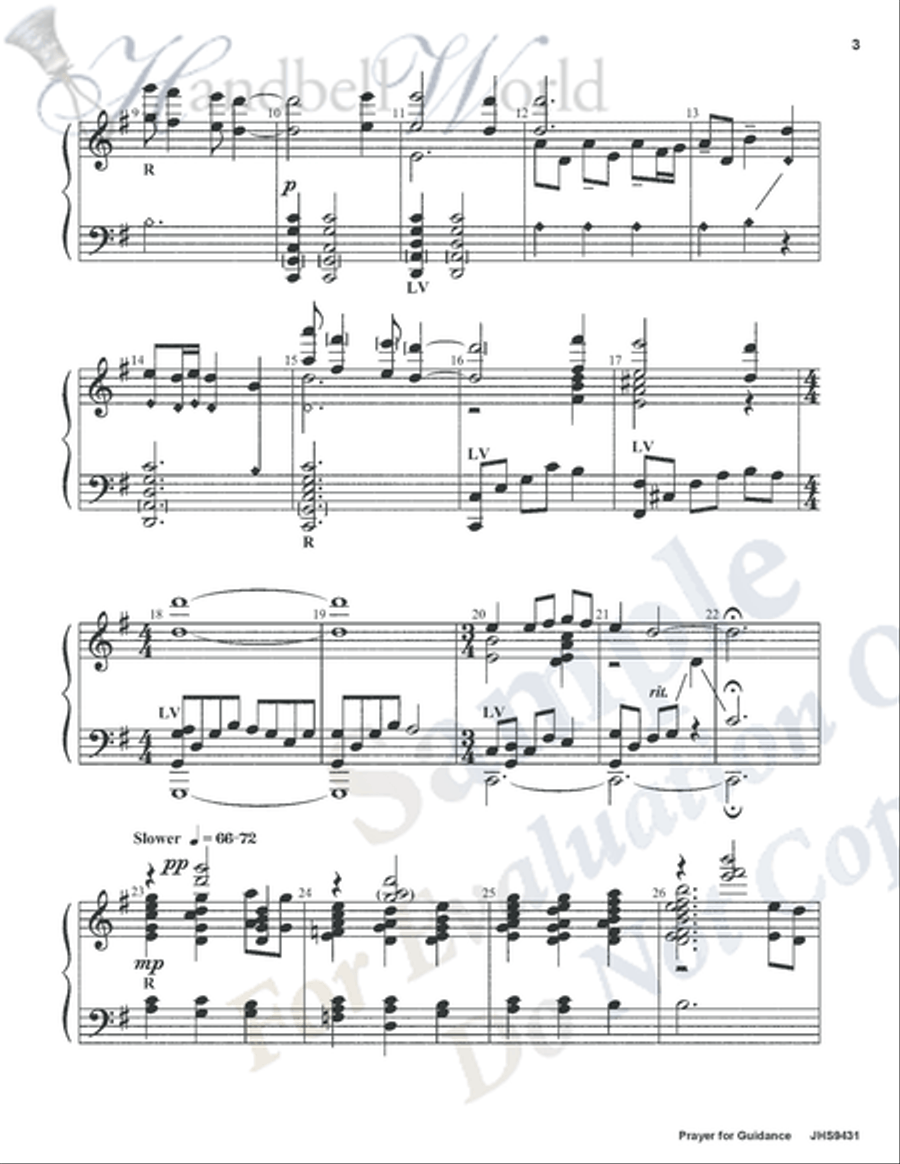 Prayer for Guidance 5-Octaves scores gallery preview page 6