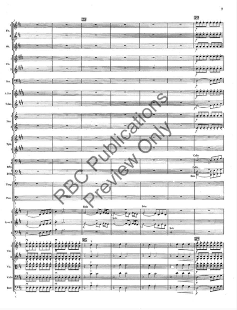 Concerto Gross Orchestra Full Orchestra scores gallery preview page 8