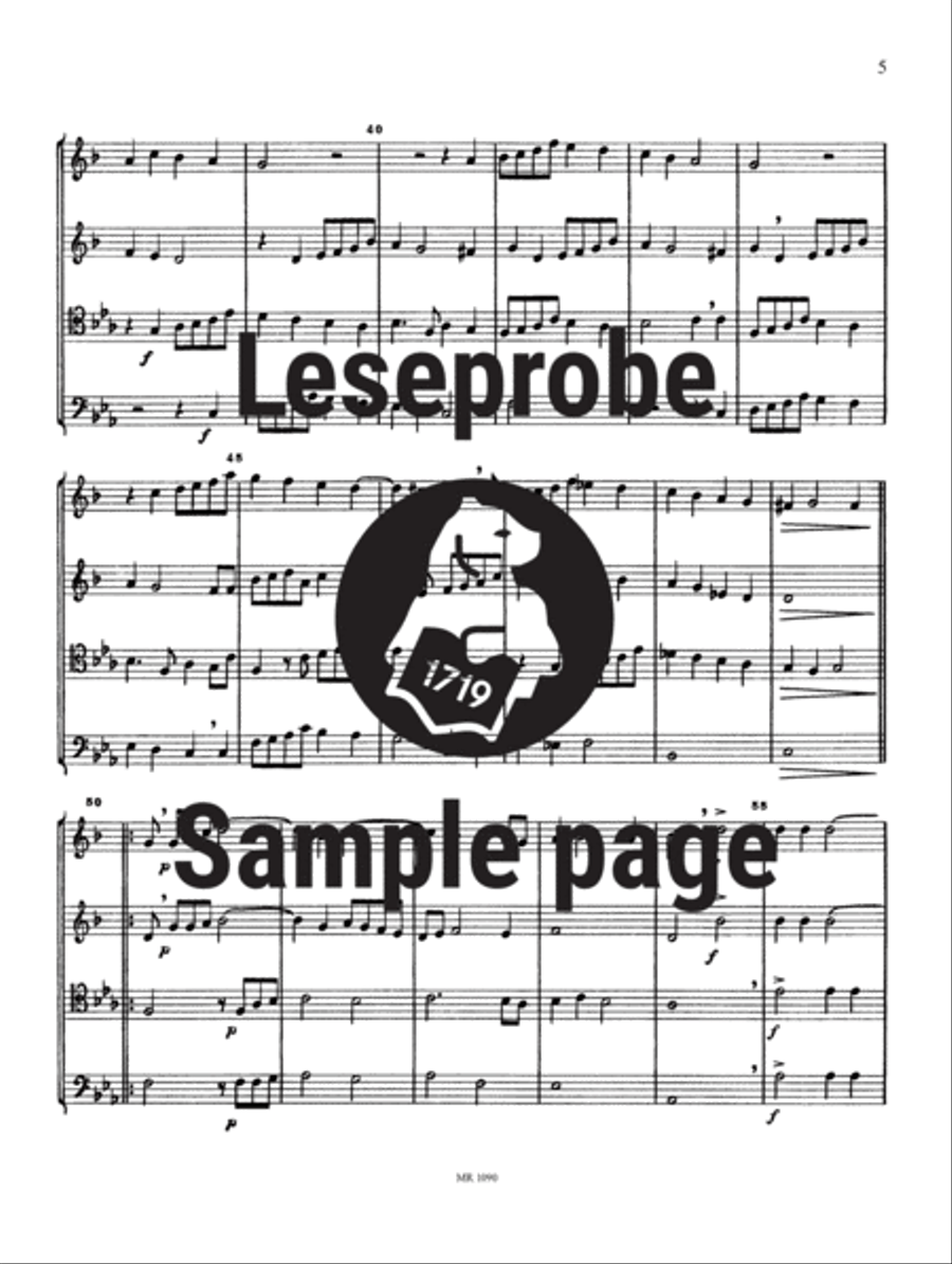 Canzoni String Quartet scores gallery preview page 4