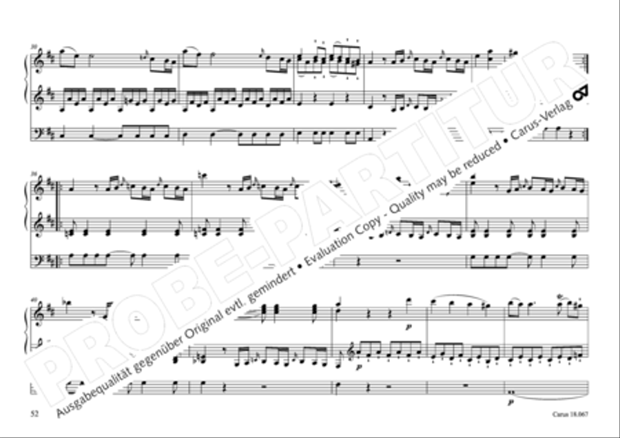 17 Church sonatas Organ Solo scores gallery preview page 53