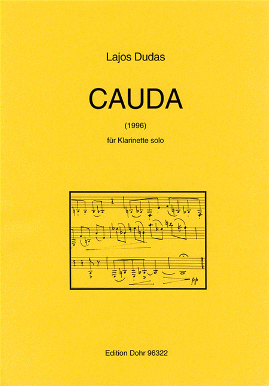 Cauda für Klarinette solo (1996) Clarinet Solo scores gallery preview page 1