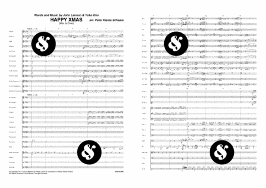 Happy Xmas Concert Band scores gallery preview page 2