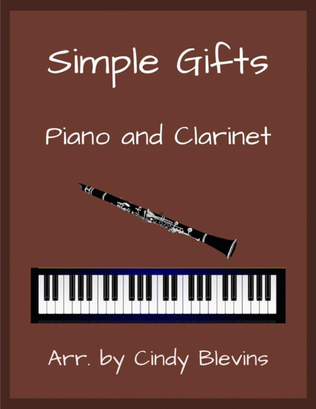 Book cover for Simple Gifts, for Piano and Clarinet