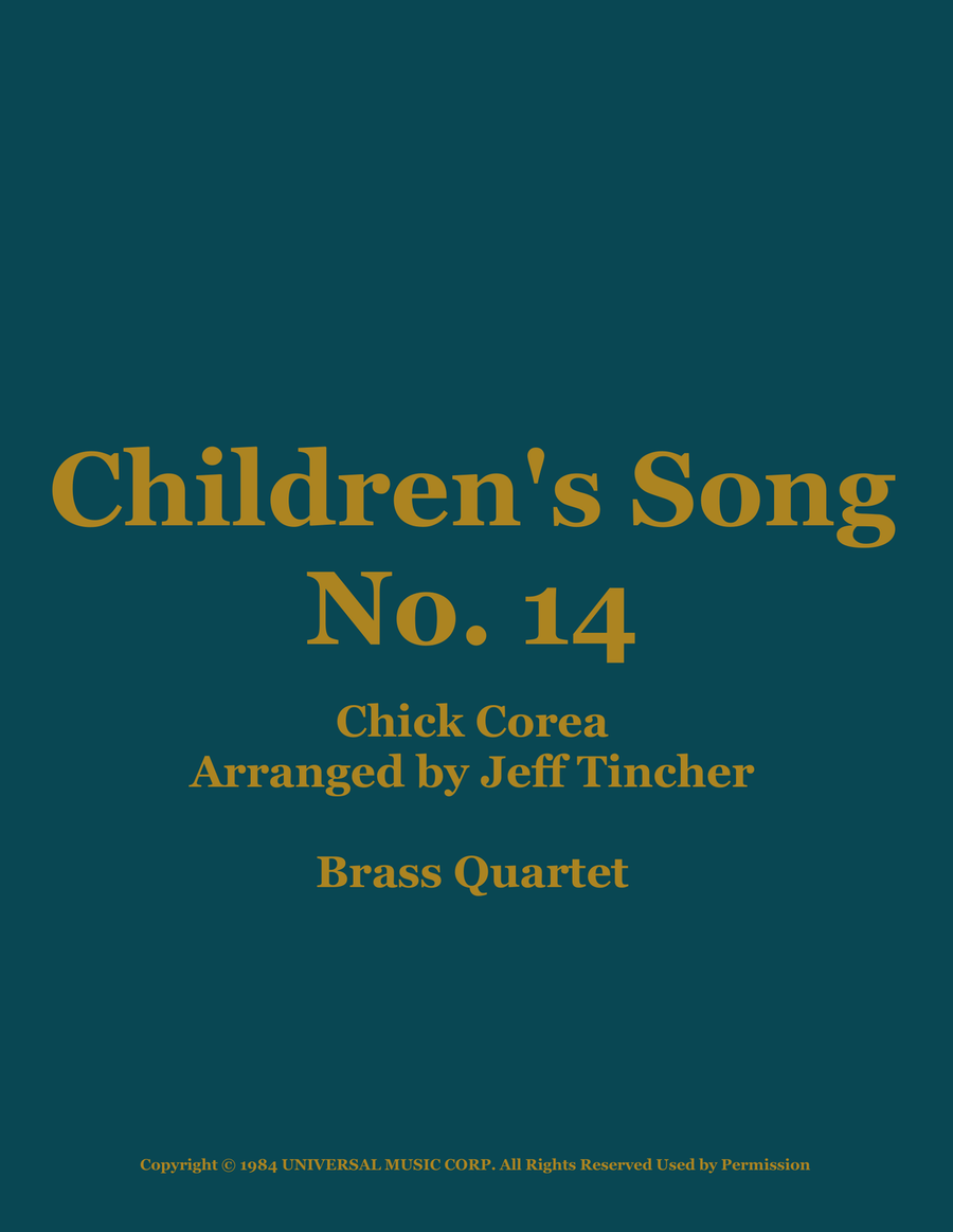Children's Song No. 14