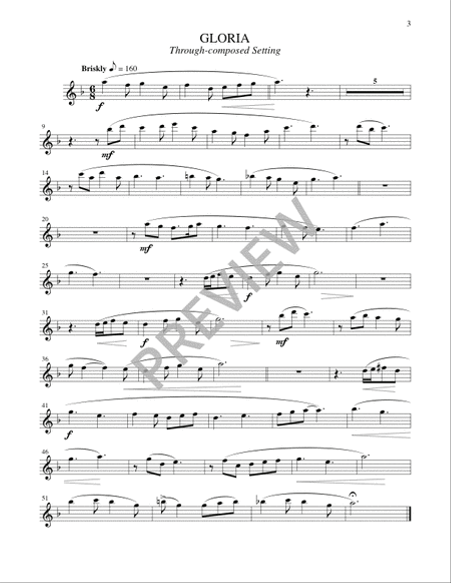 Mass of Christ, Light of the Nations - Instrument edition Flute scores gallery preview page 4