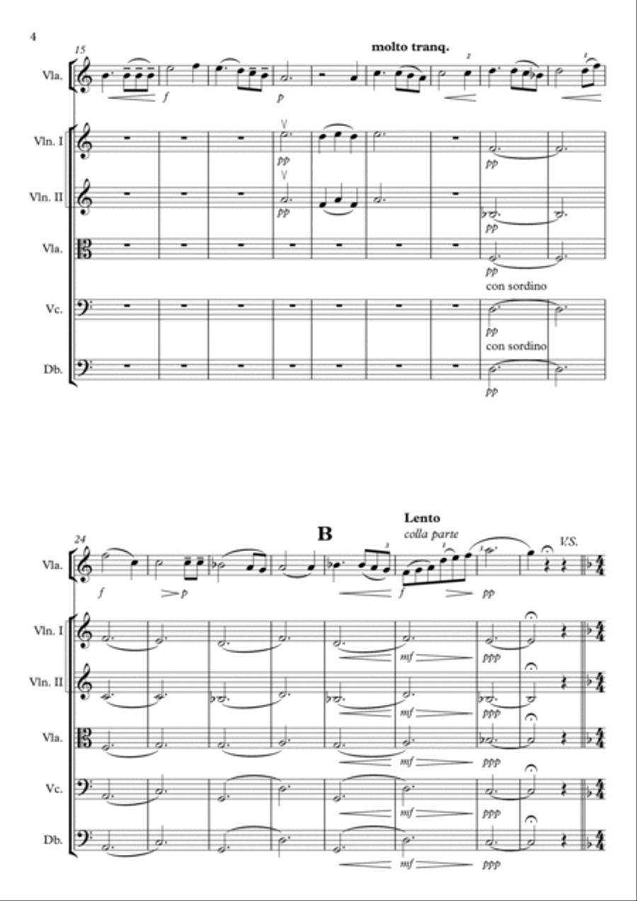 Berceuse de Jocelyn Berceuse de Jocelyn String Orchestra scores gallery preview page 4