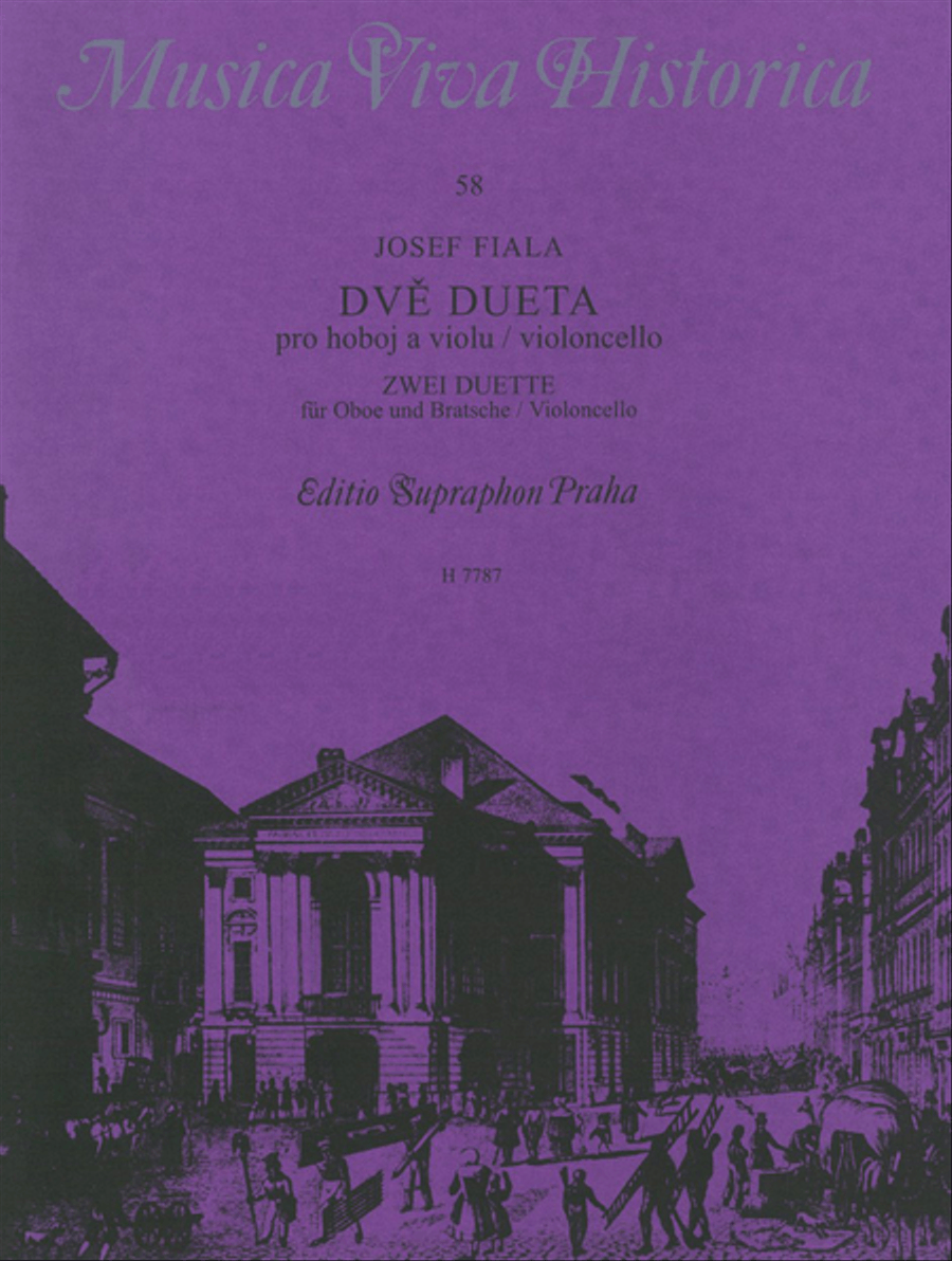 Zwei Duette für Oboe und Bratsche / Violoncello Oboe scores gallery preview page 1