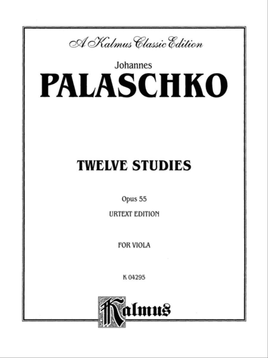 Twelve Studies, Op. 55