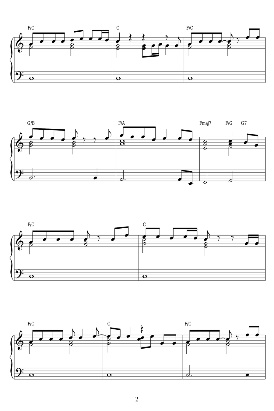 All Out Of Love All Out Of Love Piano Solo scores gallery preview page 2