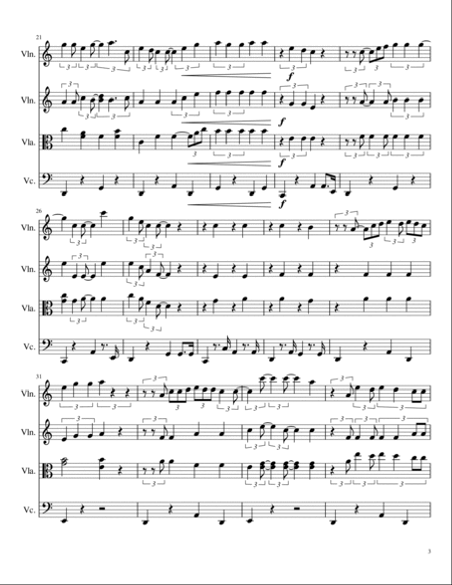 This Will Be String Quartet scores gallery preview page 3