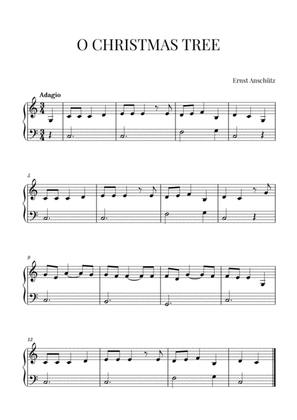 Book cover for O Christmas Tree for Piano (Easy/Beginner)