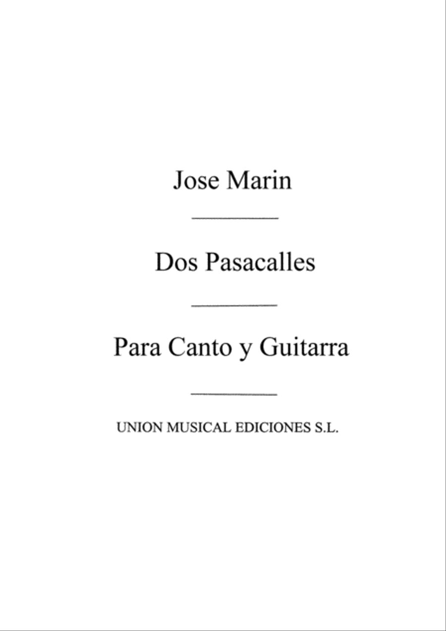 Dos Pascalles (Tarrago) Acoustic Guitar scores gallery preview page 1