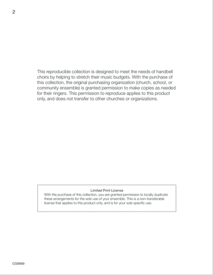 Ring and Sing the Seasons Handbell Choir scores gallery preview page 3