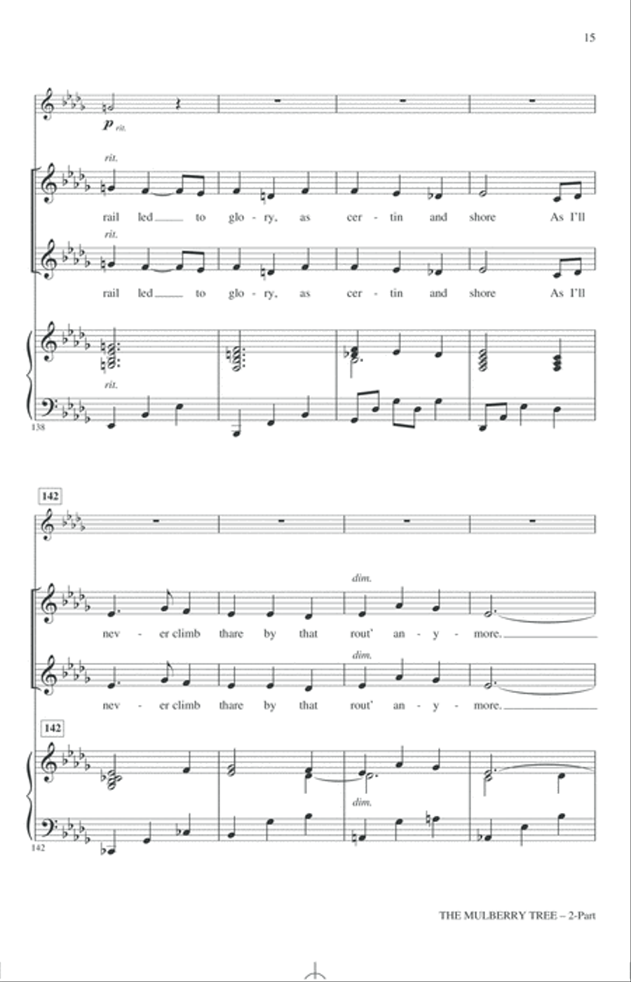 The Mulberry Tree 2-Part scores gallery preview page 13