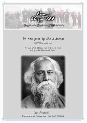 Book cover for DO NOT PASS BY LIKE A DREAM