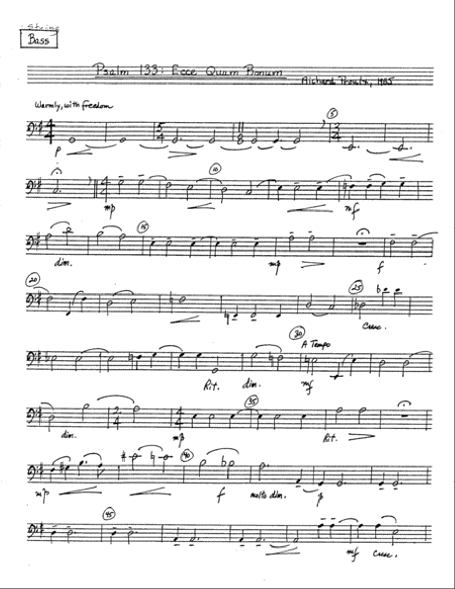 Psalm 133 Psalm 133 Choir scores gallery preview page 9