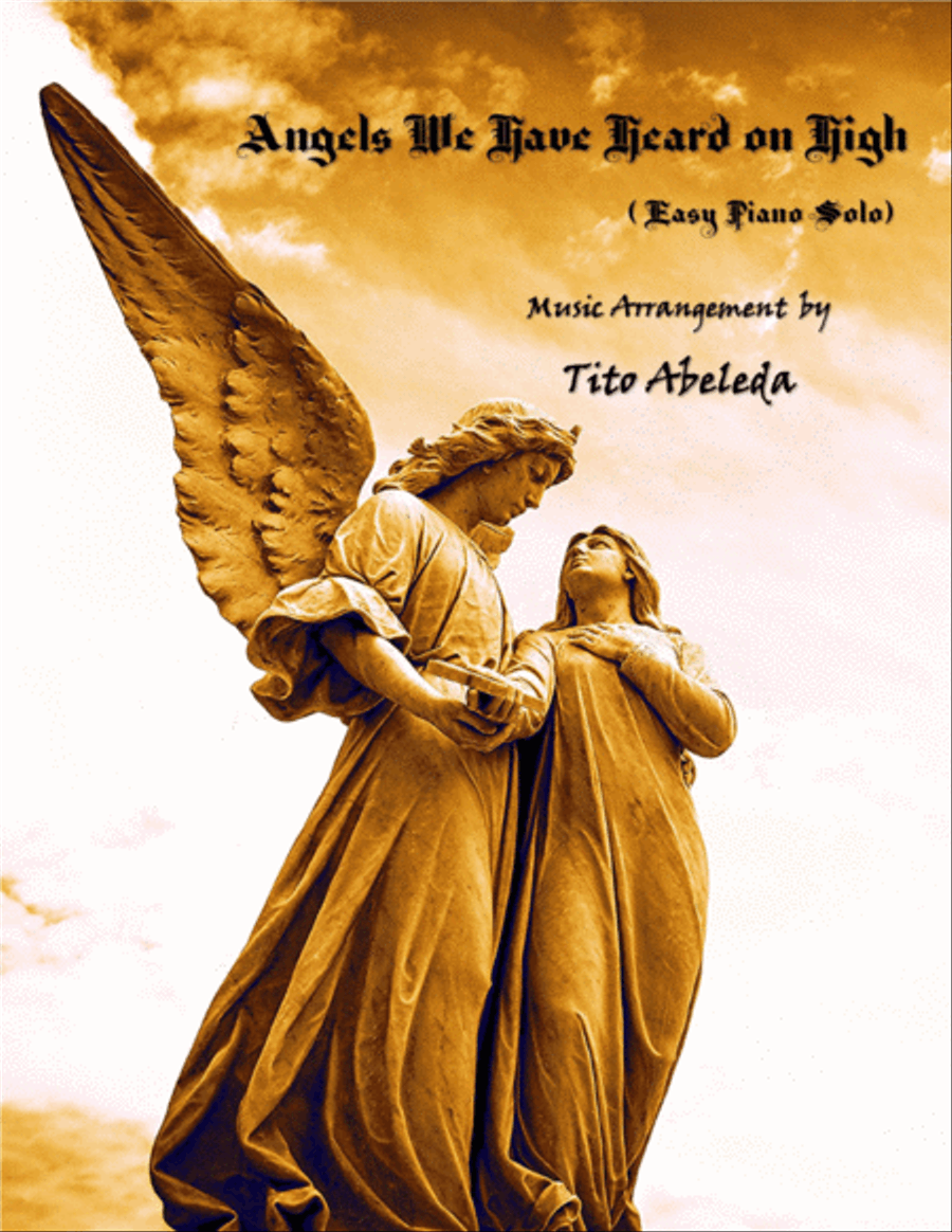 Angels We Have Heard on High (Easy Piano Solo) Easy Piano scores gallery preview page 1
