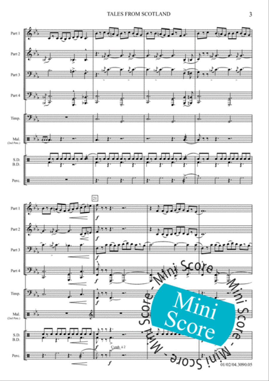 Tales from Scotland Brass Ensemble scores gallery preview page 7