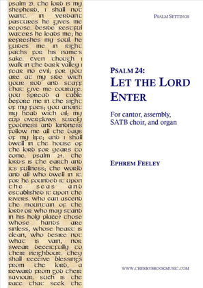 Book cover for Psalm 24: Let the Lord Enter