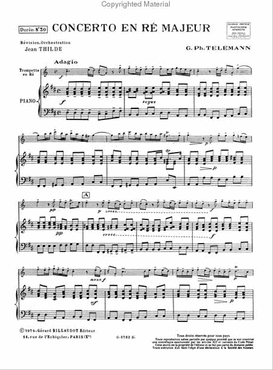 Concerto in D Chamber Music scores gallery preview page 4