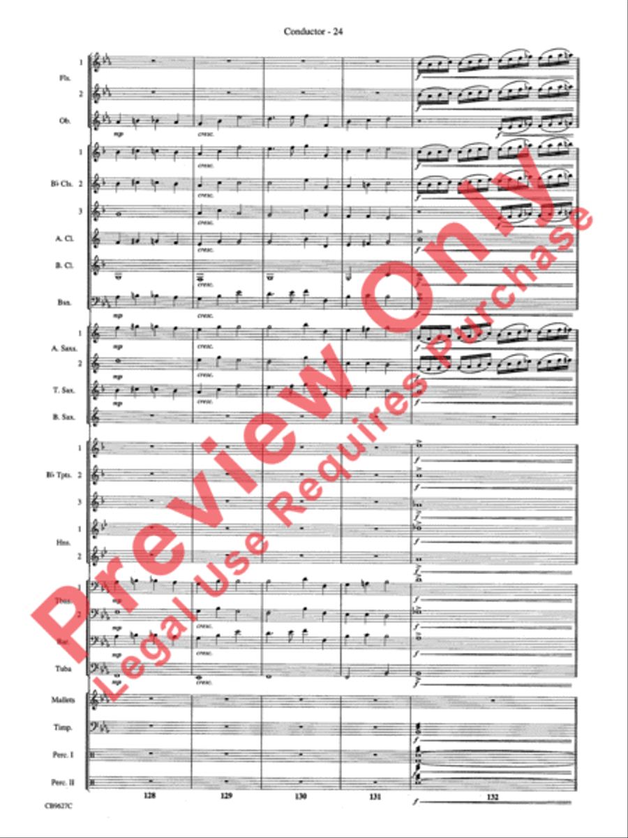 How the Grinch Stole Christmas Concert Band scores gallery preview page 27