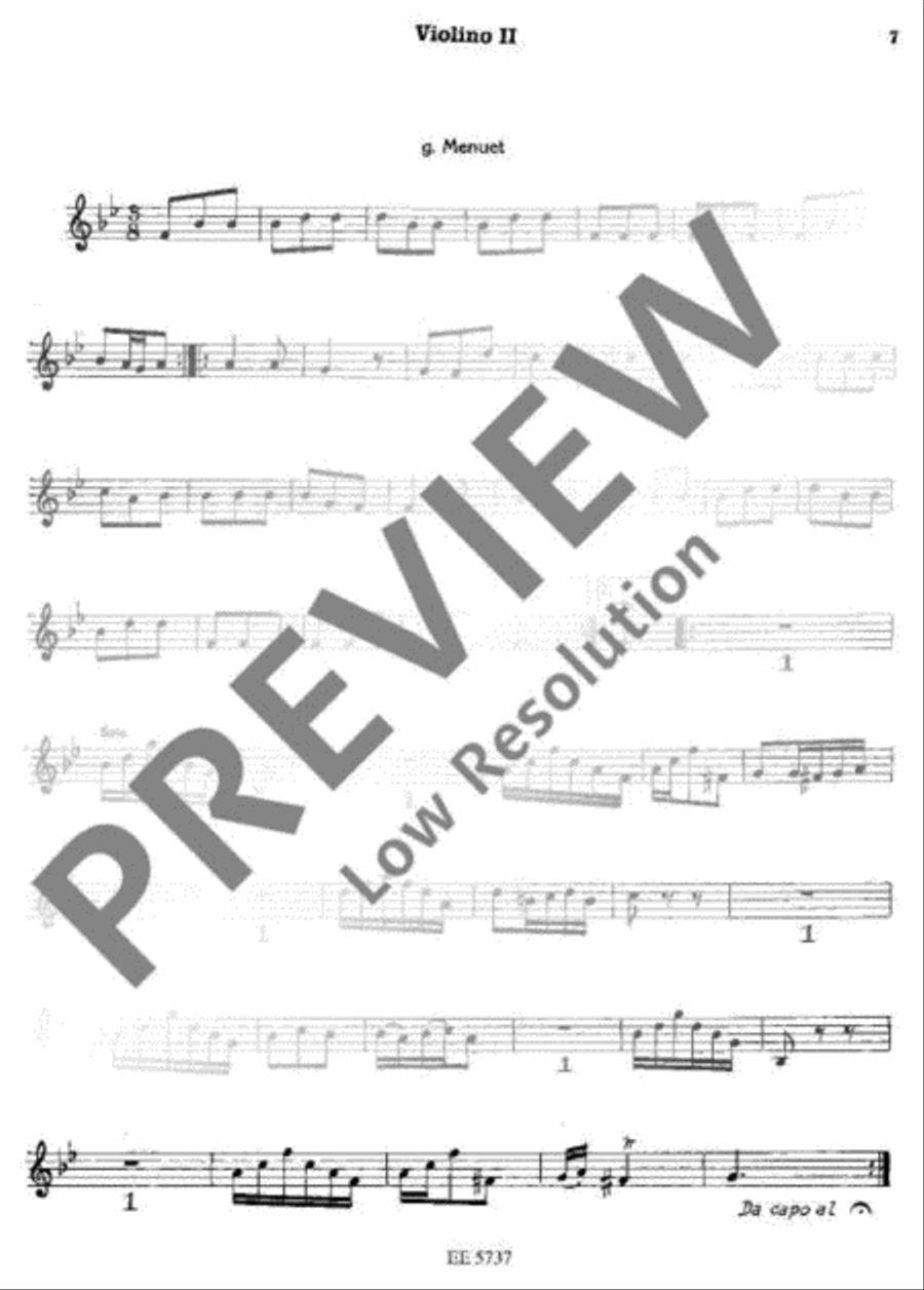 Musique de table Violin scores gallery preview page 8