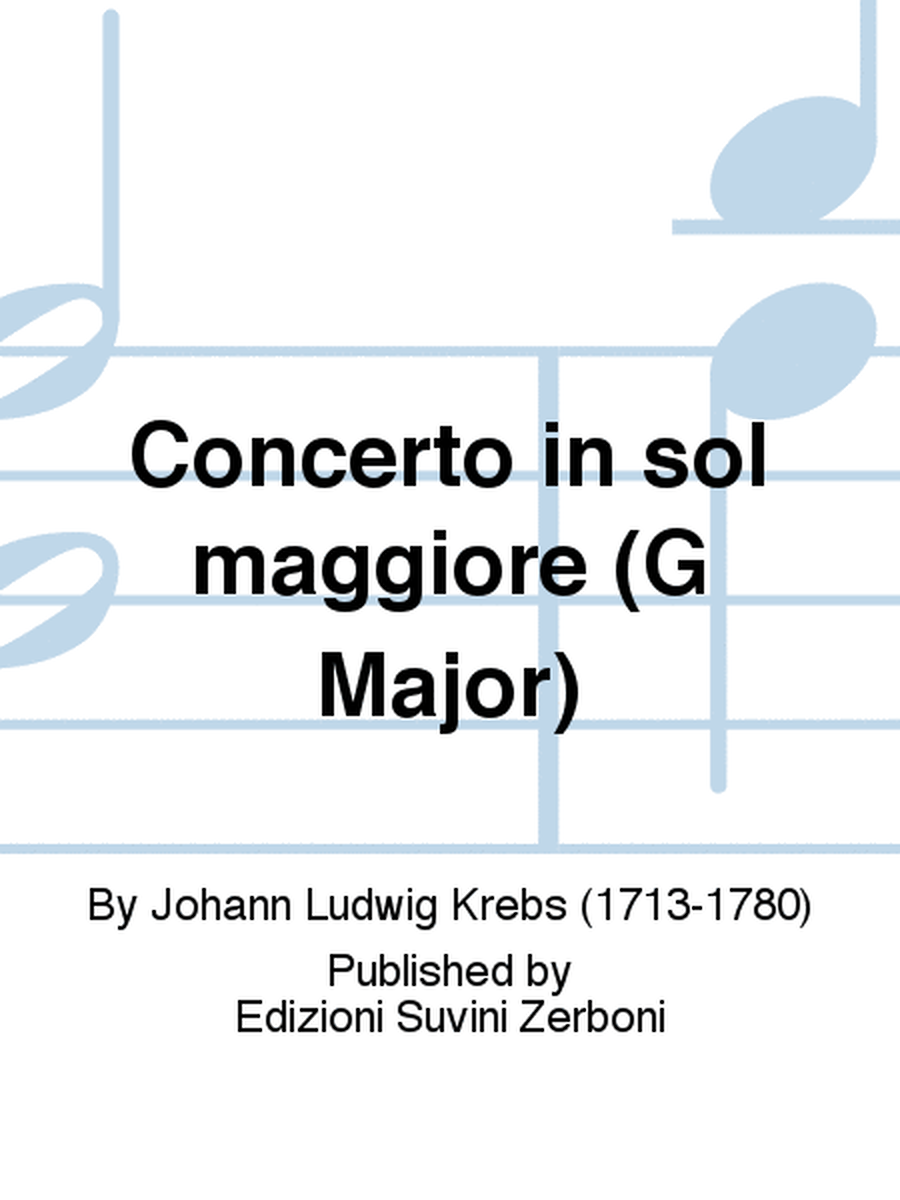 Concerto in sol maggiore (G Major)