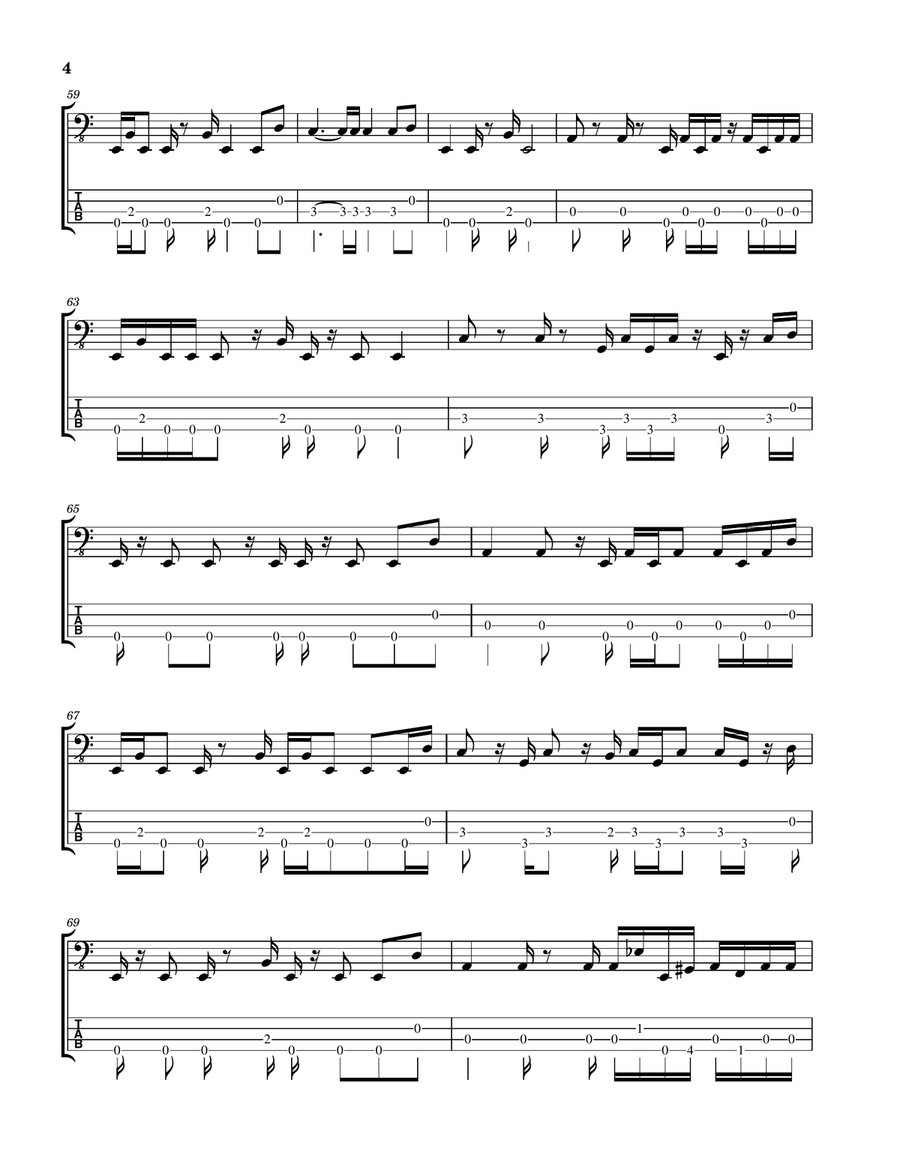 Catch The Rainbow Guitar Tablature scores gallery preview page 4