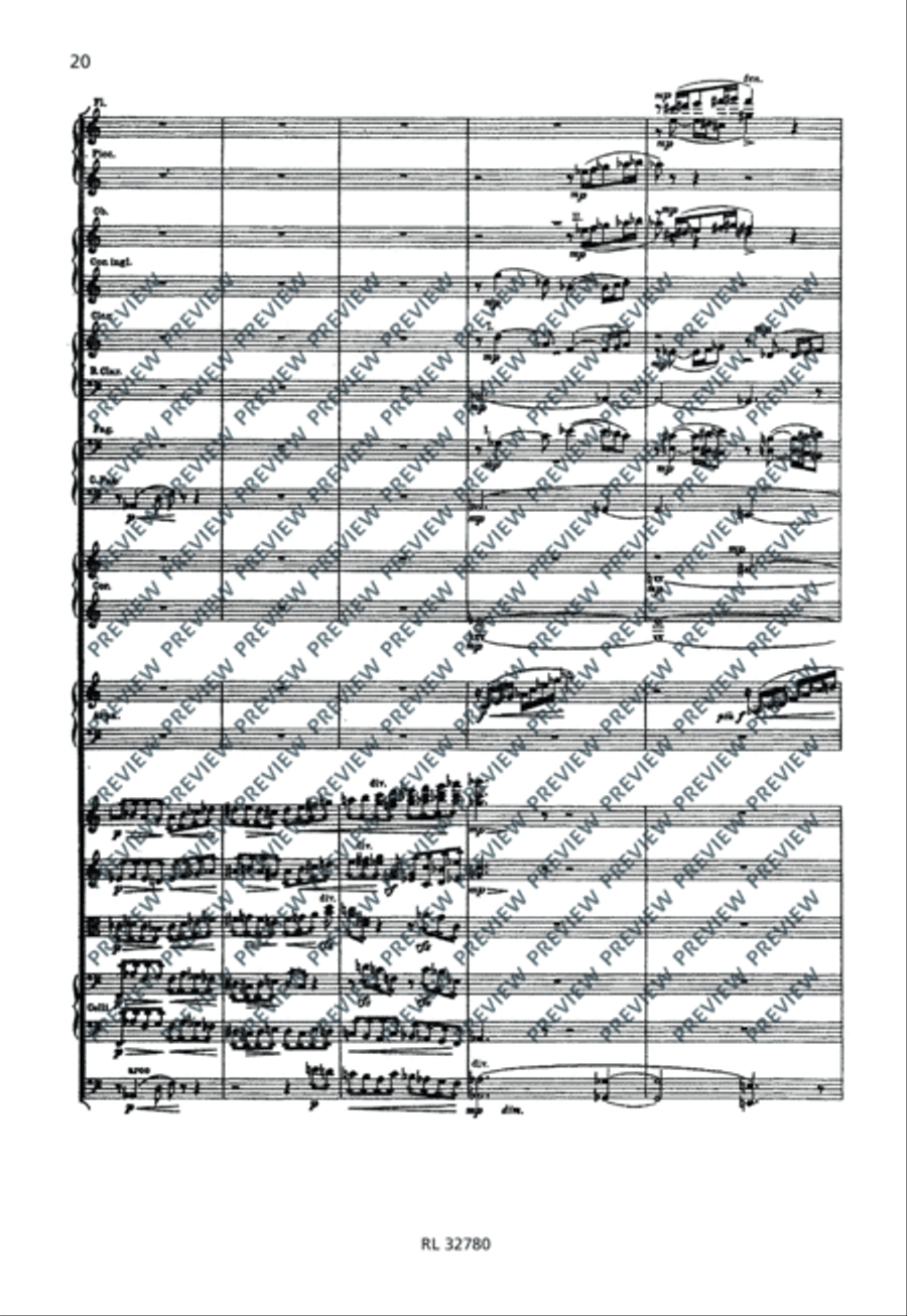 Pohjola's Daughter Orchestra scores gallery preview page 21