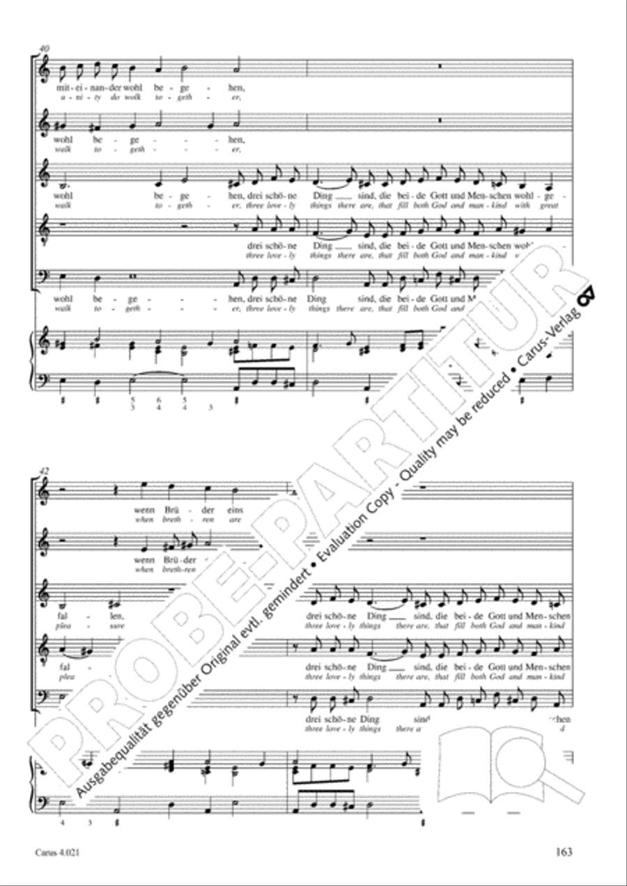 Schein: Israelsbrunnlein. Fontana d'Israel. Complete edition Choir scores gallery preview page 170