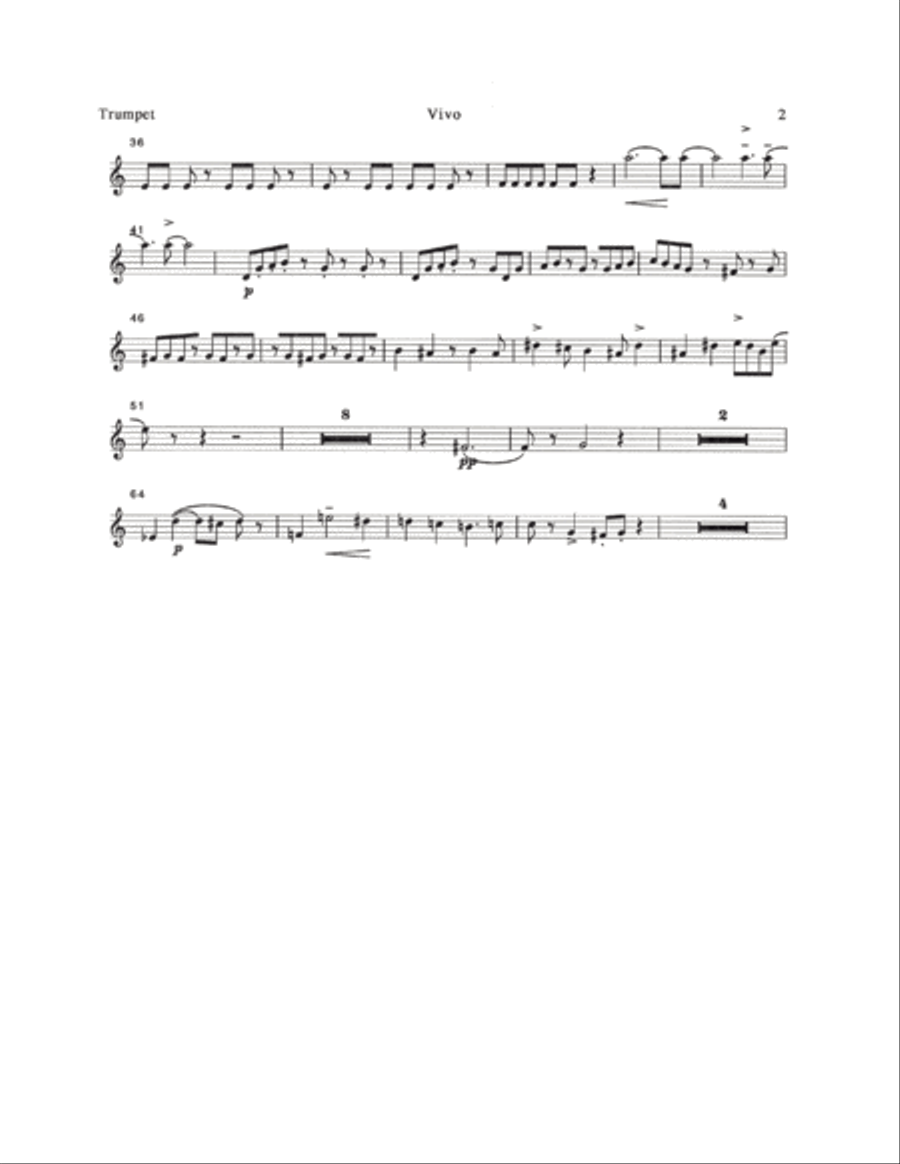 Vivo For Mr. Powell-PARTS Small Ensemble scores gallery preview page 3