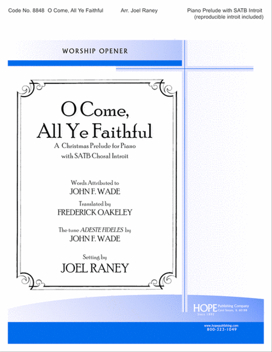 O Come All Ye Faithful 4-Part scores gallery preview page 1