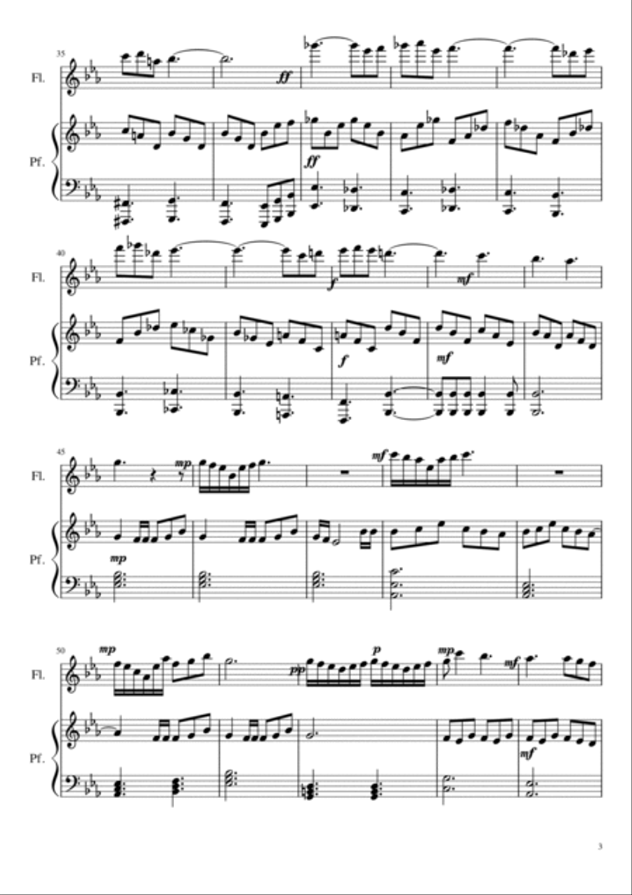 She's Always A Woman Flute Solo scores gallery preview page 3
