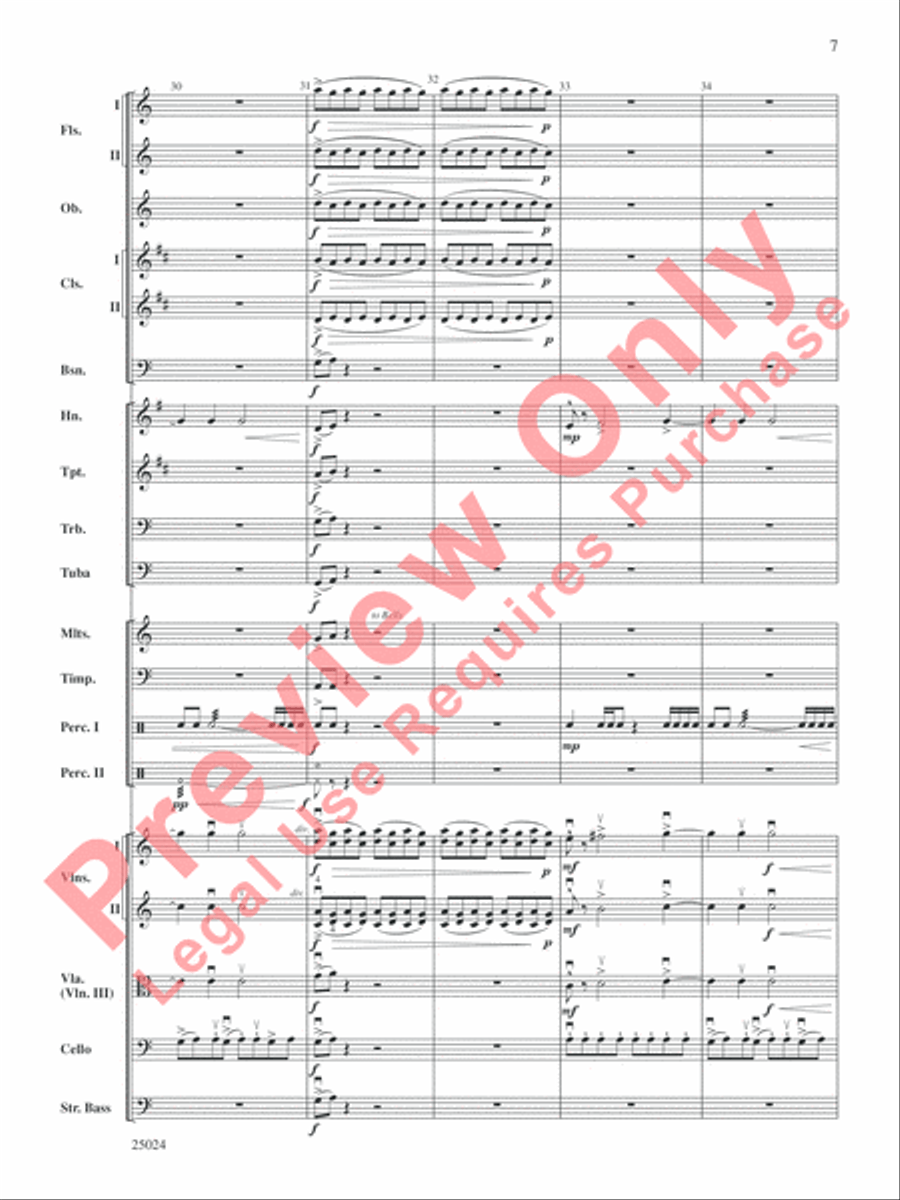 Symphonic Statement Full Orchestra scores gallery preview page 9
