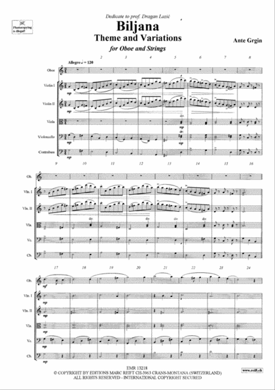 Biljana String Orchestra scores gallery preview page 4