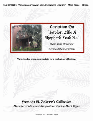 Book cover for Variation on "Savior, Like A Shepherd Lead Us" (StA OV00201)