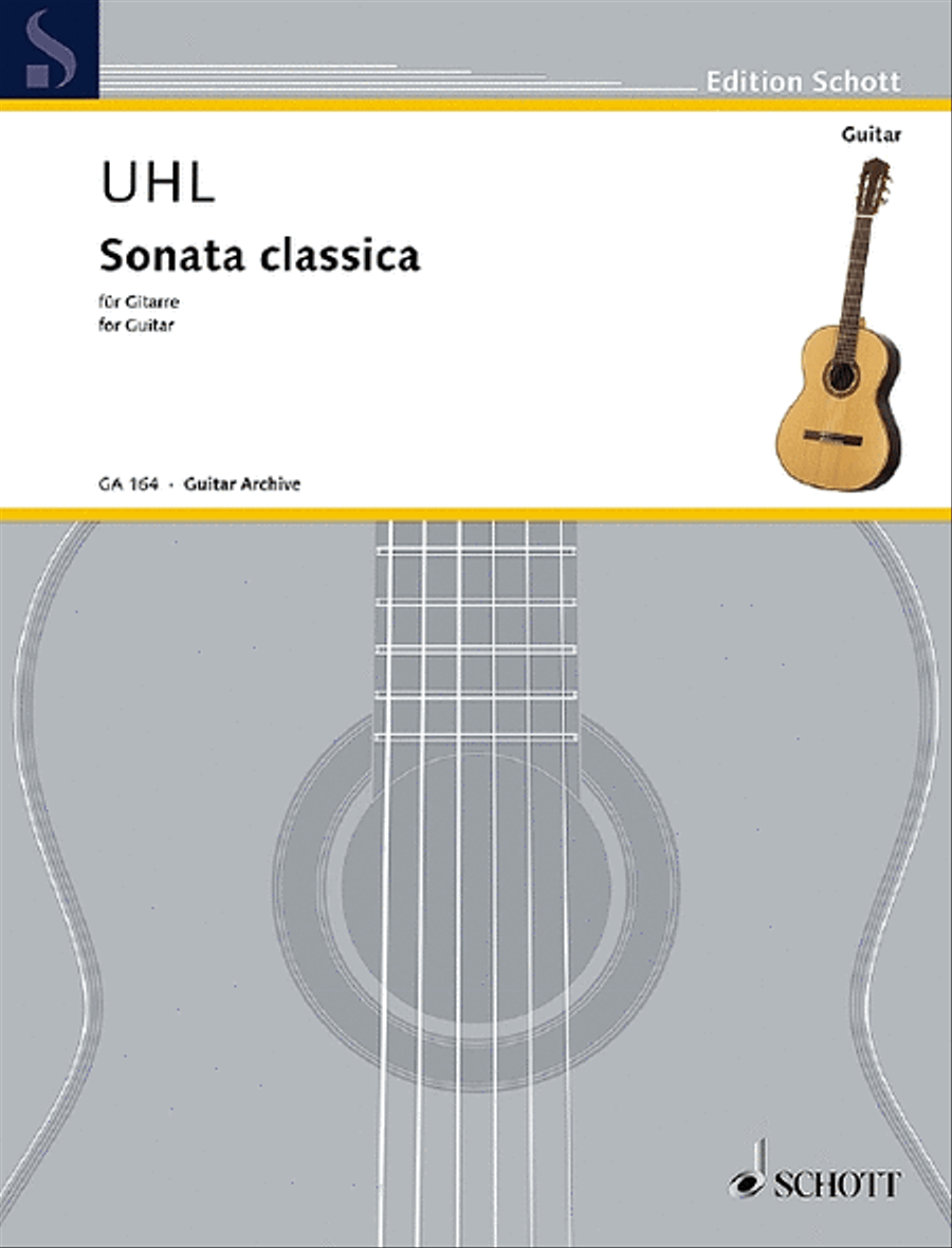 Sonata classica Sonata classica Classical Guitar scores gallery preview page 1