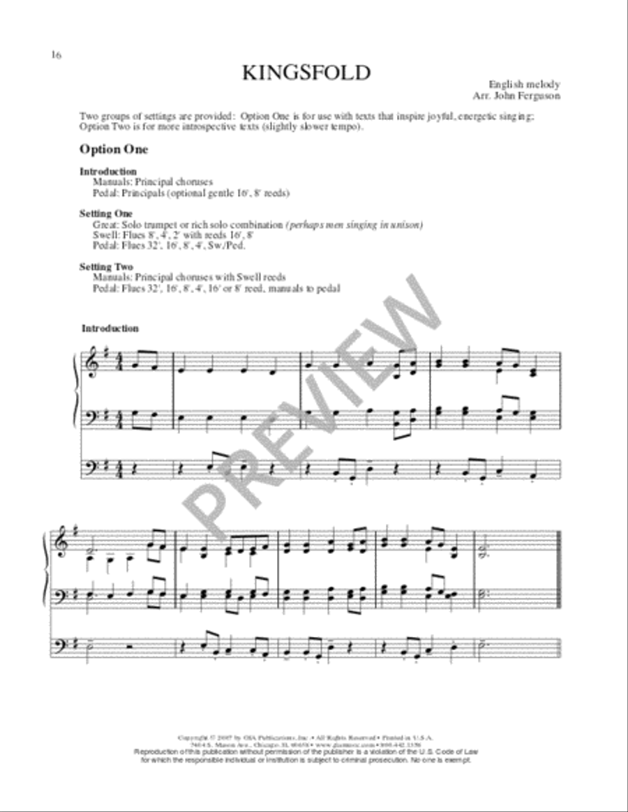 Hymn Harmonizations for Organ - Volume 4 Organ scores gallery preview page 18