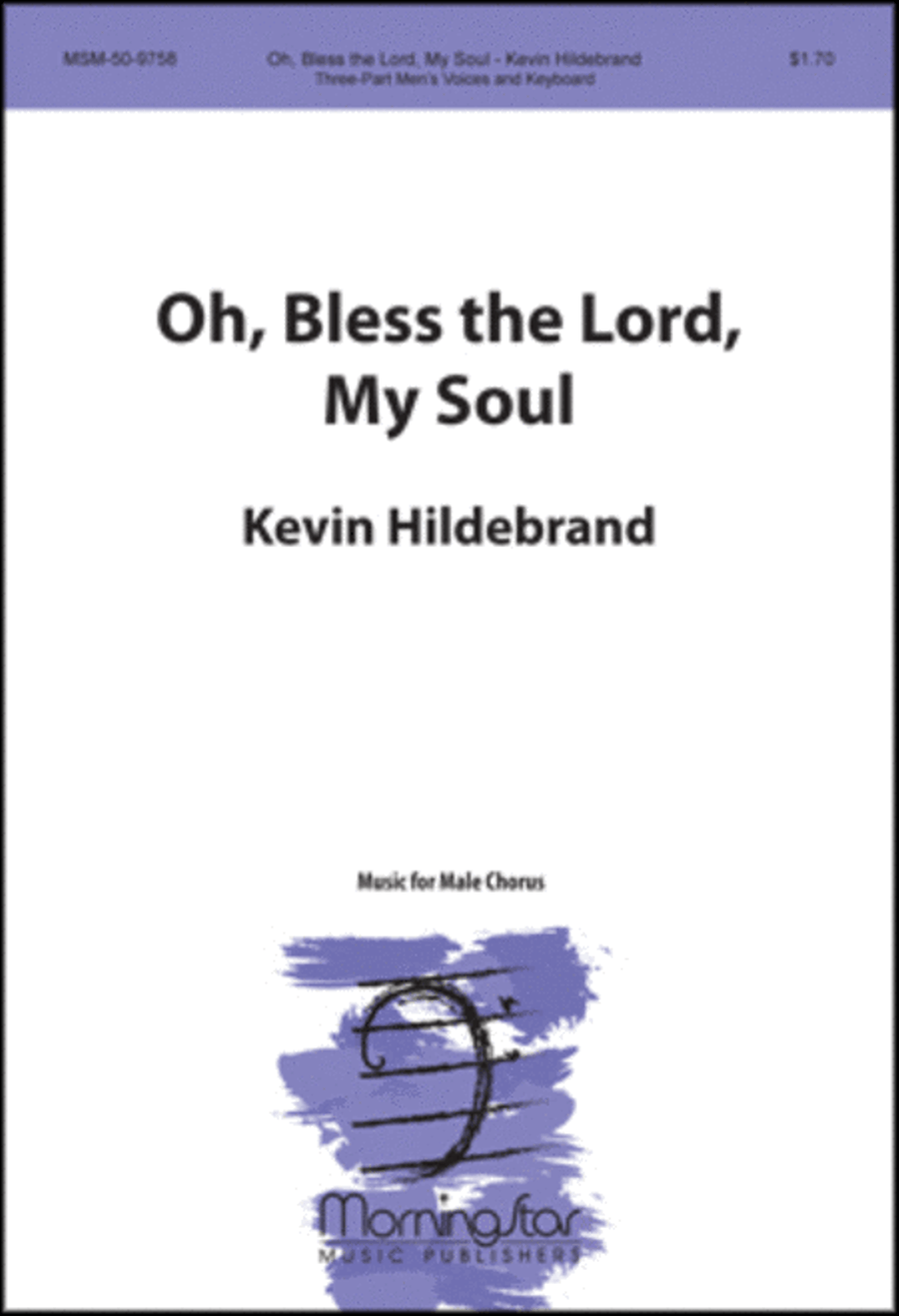 Oh, Bless the Lord, My Soul 3-Part scores gallery preview page 1