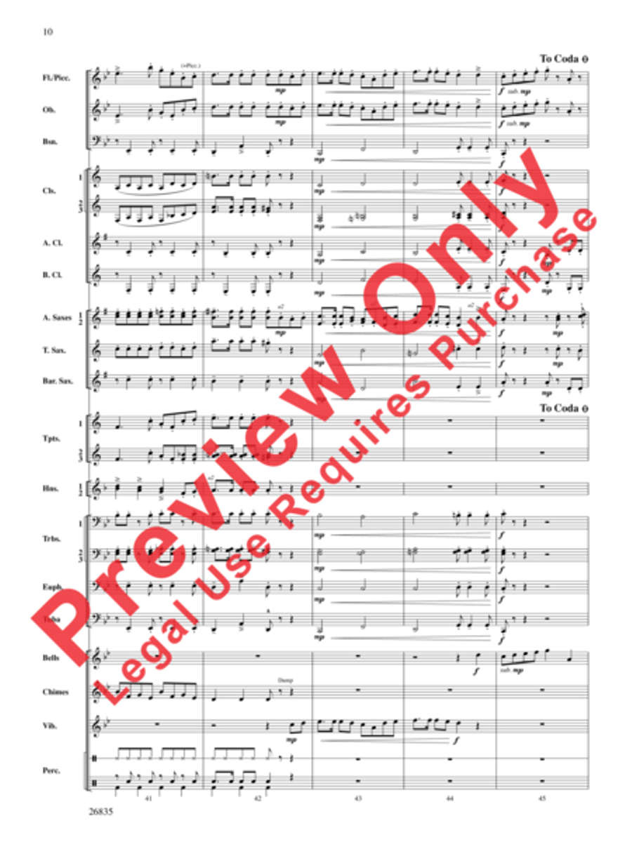 Snow Day Celebration! Concert Band scores gallery preview page 11