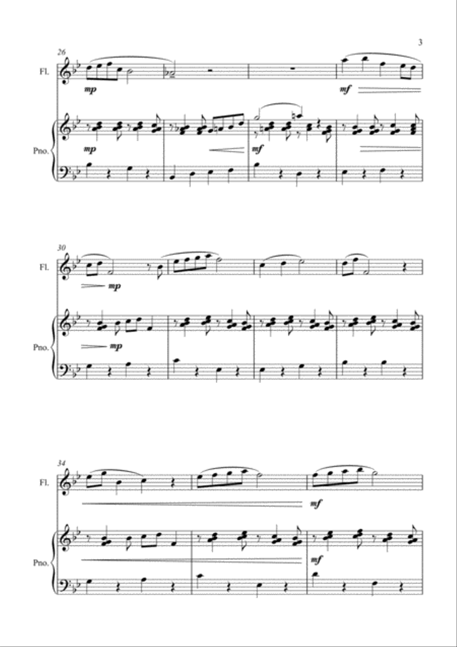 A Walk in the Park Woodwind Duet scores gallery preview page 3