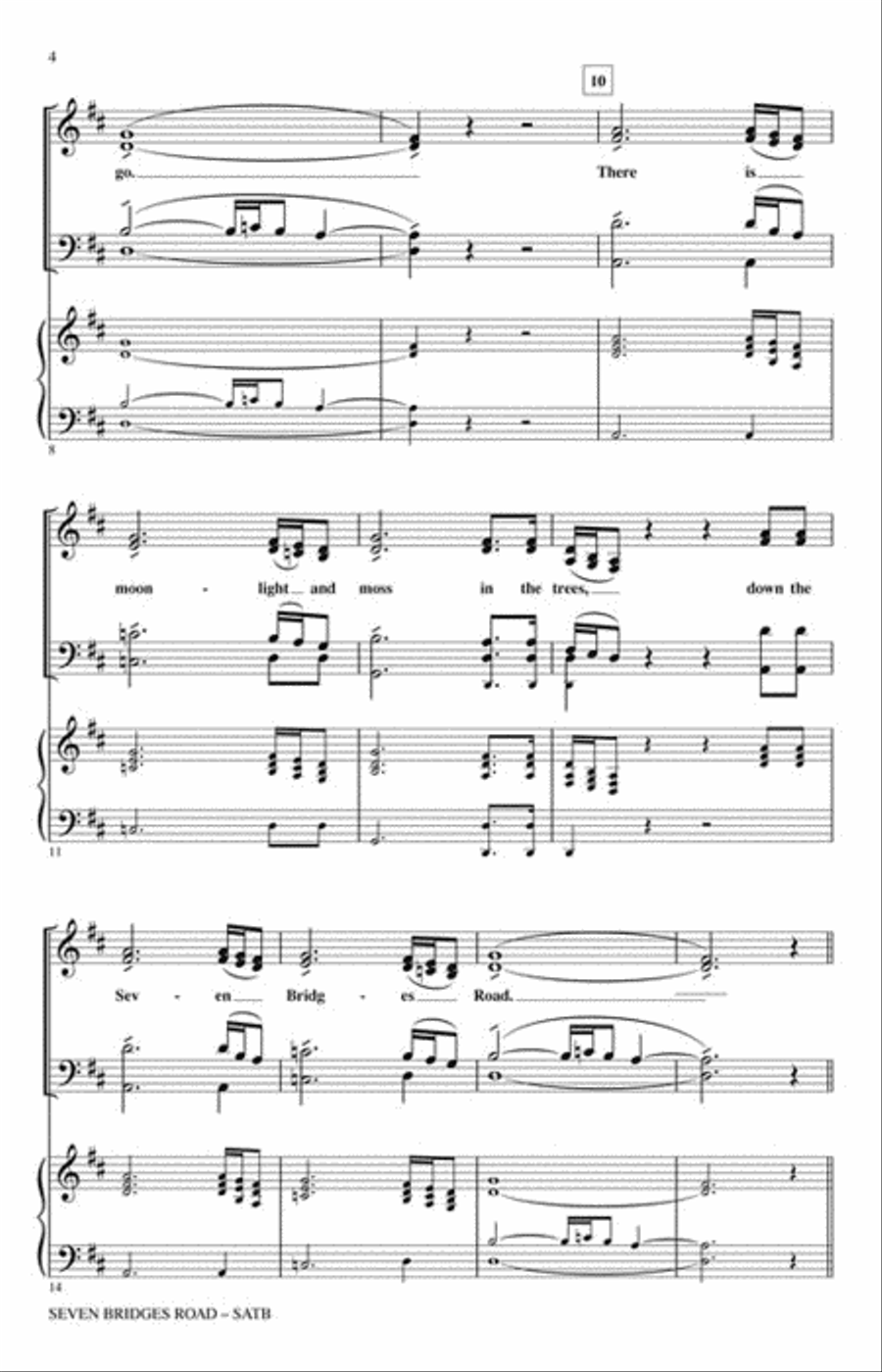 Seven Bridges Road 4-Part scores gallery preview page 3