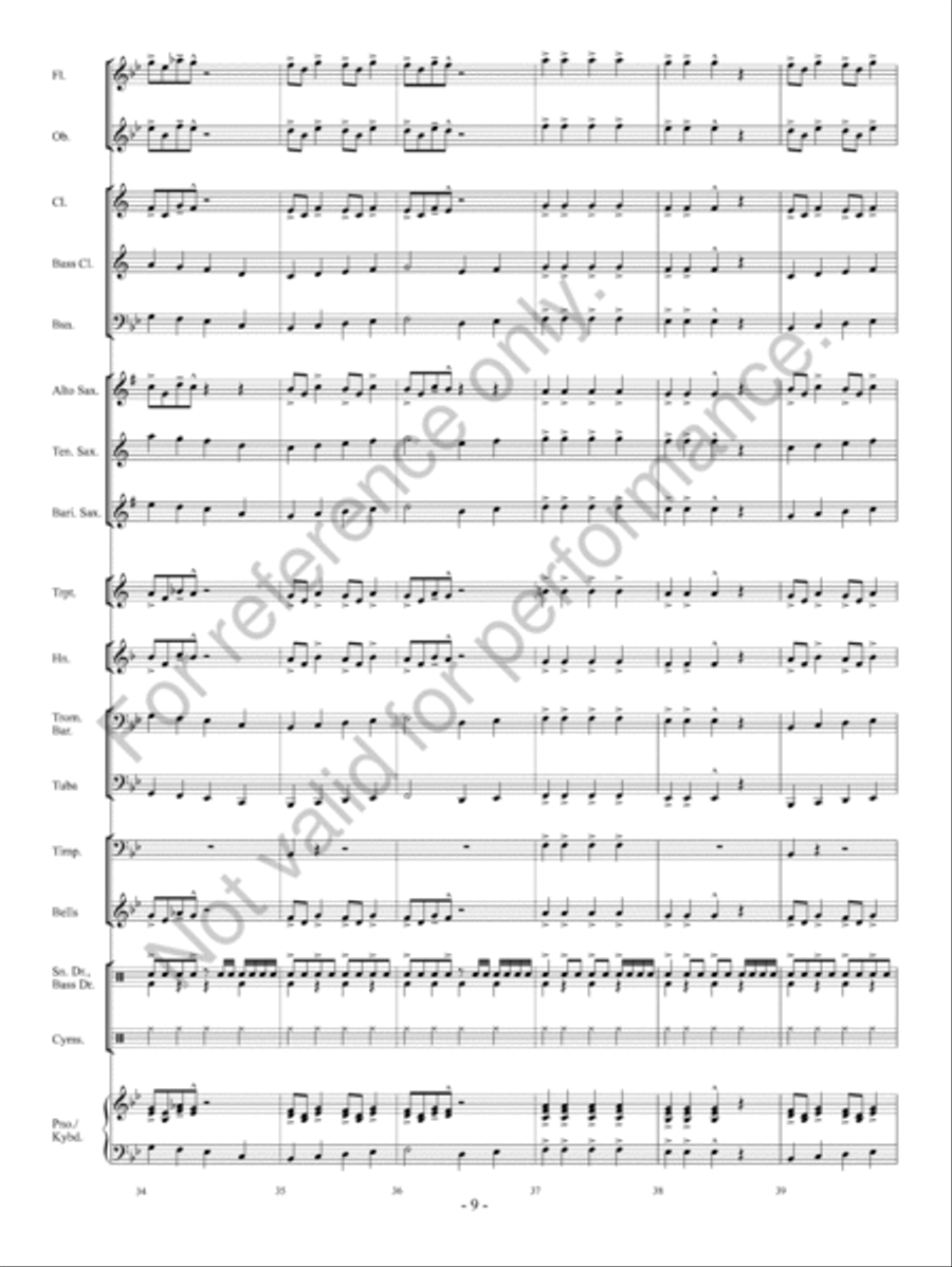 Band Rocks! Concert Band scores gallery preview page 10