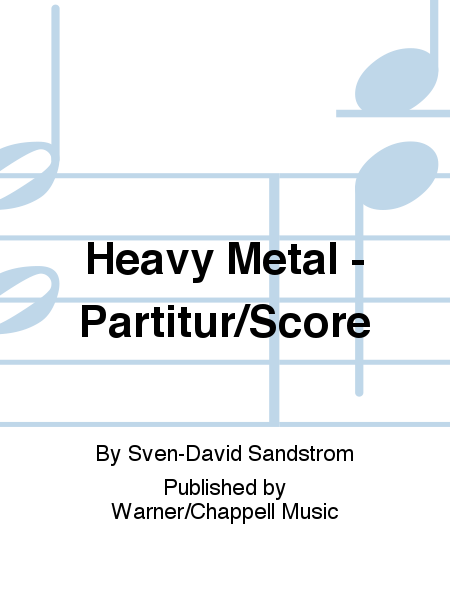 Heavy Metal - Partitur/Score