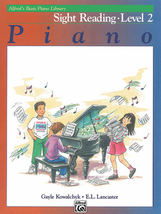Book cover for Alfred's Basic Piano Course Sight Reading, Level 2